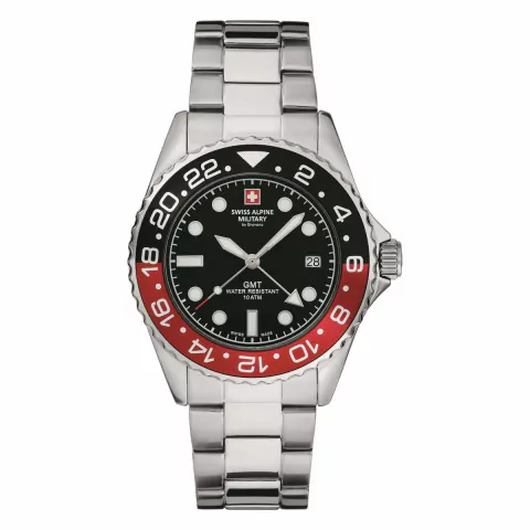 Reloj Swiss Alpine Military By Grovana Master Diver GMT 7052.1136 SAM